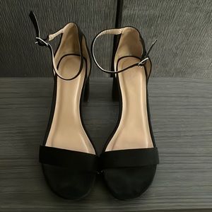 Black Heeled Sandals